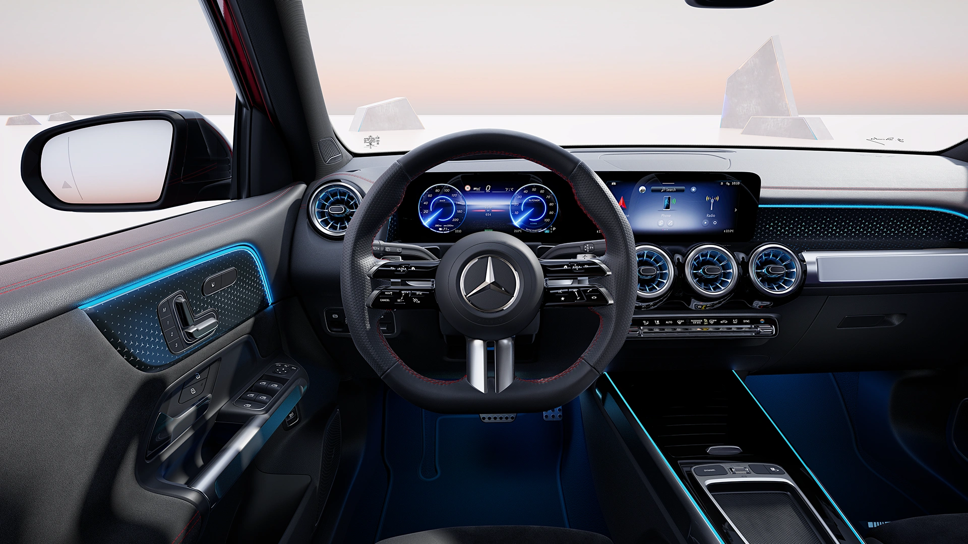 Mercedes-Benz EQB seestvaade