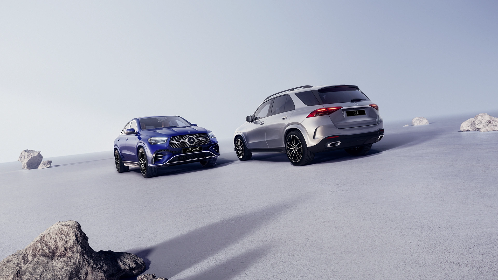 Mercedes_Benz GLE ja GLE Coupe kõrvuti